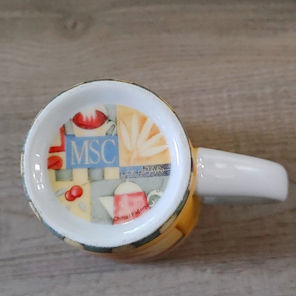 Two 12oz Coffee Mu Msc Joie De Vivre - Picture 2 of 3